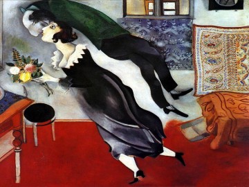 マルク・シャガール Painting - 現代のマルク・シャガールの誕生日